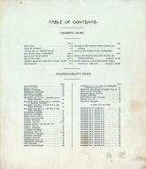 Table of Contents, Jackson County 1914